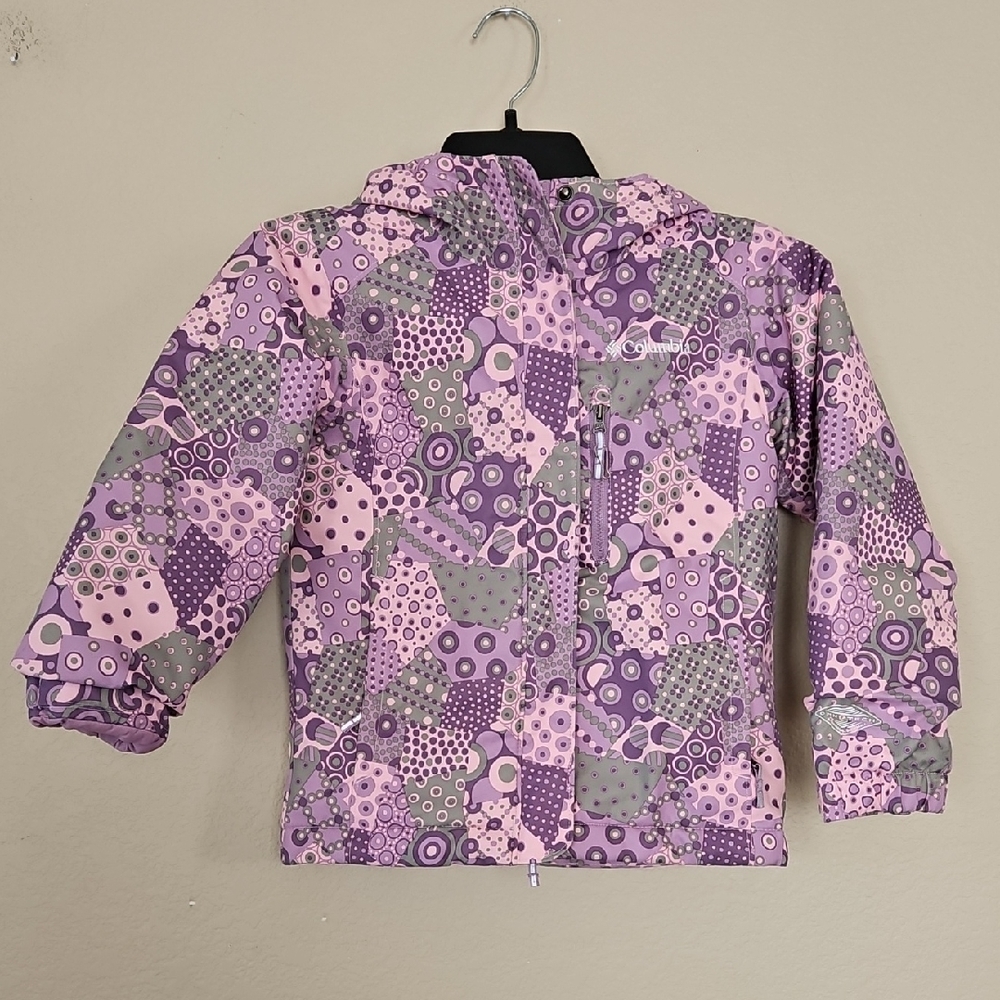Xs‎ Girls Columbia Purple Patterned Jacket